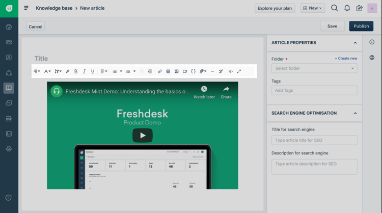 Freshdesk-Knowledge-Base