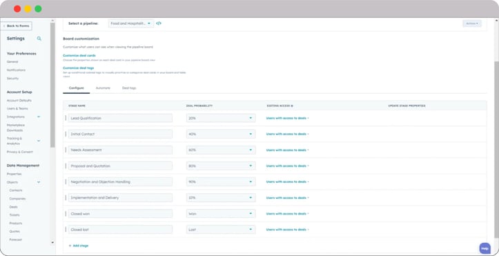 HubSpot-food-and-hospitality-deal-tracking