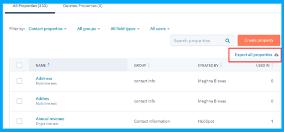 HubSpot Clean Data 