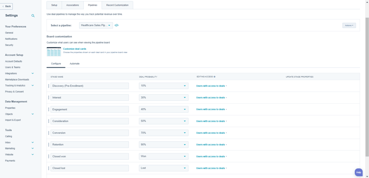 HubSpot-Creating-Deal-Pipeline