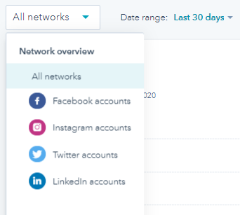  Hubspot Social Tool Network Options