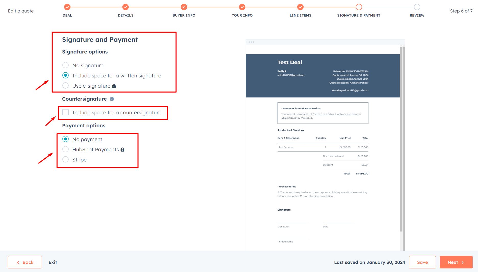 signature-and-payment